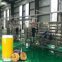 Nieuwe PLC RVS Passievruchtensap Concentraat Productielijn 60-1500 Ton/Dag Capaciteit Fruit- en Groenteverwerkingsmachine