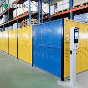 Valla de Seguridad de Acero Perforado Directo de Fábrica |   Barrera Industrial Personalizada en Altura y Ancho para Zonificación y Separación de Talleres - Product Image 4