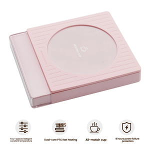 <span class=keywords><strong>2025</strong></span> mới nhất xách tay điện Mug ấm hơn 80 độ tĩnh nhiệt <span class=keywords><strong>PP</strong></span> Coaster USB-Powered thông minh cốc cà phê ấm hơn cho văn phòng sử dụng - Product Image 2