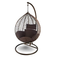 Usine directe suspendu nid d'oiseau balançoire bon prix intérieur/extérieur meubles de jardin pour Hall