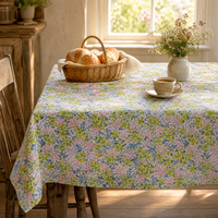 Tissu en coton à fleurs Ditsy, blanc, jaune pastel, vert, bleu, petites fleurs pour la literie de bébé, couvre-lit pour la crèche