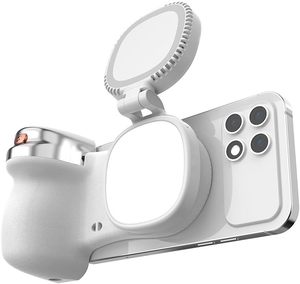Poignée magnétique pour appareil photo de téléphone, support de prise de vue pour smartphone, poignée selfie avec déclencheur sans fil pour iPhone Android - Product Image 2