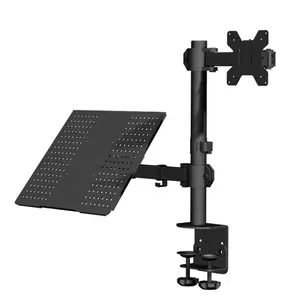 360 degrees swivel aluminum monitor arm, table monitor mount, monitor holder arm for 13"-32" screen