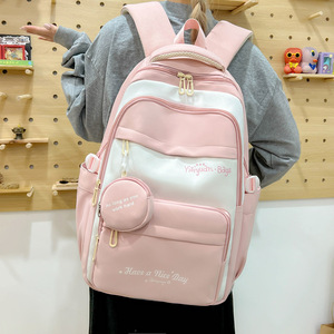 Mochila escolar para estudiantes, modelo nuevo, gran capacidad, ligera, con soporte para la espalda, para estudiantes de primaria y secundaria. - Product Image 1