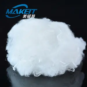 Suzhou Makeit Technology 15D Hollow Conjugated Recycled Polyester Staple Fiber Pillow