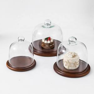 ฝา<span class=keywords><strong>ค</strong></span>รอบเ<span class=keywords><strong>ค</strong></span>้กแก้วขายส่ง สำหรับโชว์เค้ก <span class=keywords><strong>ขนม</strong></span> และอาหารในงานปาร์ตี้ - Product Image 4