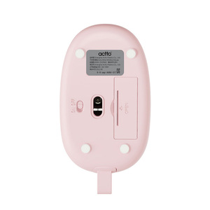 <span class=keywords><strong>Souris</strong></span> optique ergonomique AWM-03 Actto à faible <span class=keywords><strong>bruit</strong></span>, design exclusif, sans fil 2,4 GHz pour bureau, maison, voyage, prise en charge OEM - Product Image 4