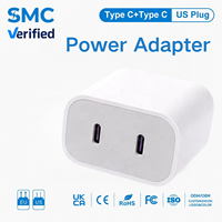 Ensemble de chargeurs rapides USB C PD 40W double, chargeur mural 20W + 20W, adaptateur de voyage pour iPhone 12 13 Pro, vente en gros, OEM pris en charge
