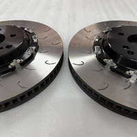 380X34mm Paire de disques avant flottants D70 380X30mm Paire arrière flottante D60 Tambour de frein à main 190.1mm pour Nissan R35 GTR 2008