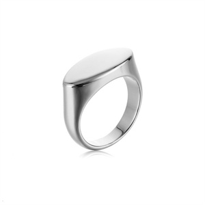 Anillo de Mujer con Diseño Moderno y Delicado, Anillo de Acero Inoxidable Ovalado, Anillos de Oro Personalizables - Product Image 6