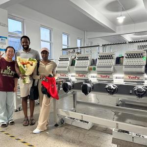 4-Head Computerized Cap & T-Shirt Embroidery Machine 12-15 <b>Needles</b> 2 Year Warranty for Sale - Product Image 1
