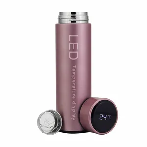 For Hot And Cold Drinks With LED Temperature Display Smart Vacuum Insulated Thermos 500ML