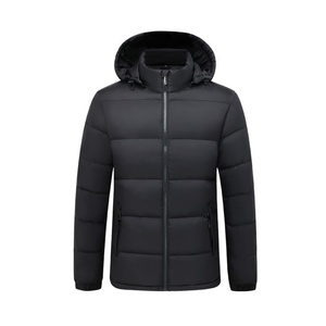 <span class=keywords><strong>Veste</strong></span> d'hiver pour <span class=keywords><strong>homme</strong></span> personnalisée, à capuche, épaisse, imperméable, respirante, écologique, décontractée, rembourrée de coton - Product Image 5