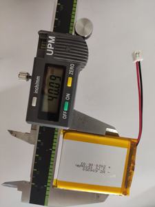 Batteries for back massager 604050 <span class=keywords><strong>3</strong></span>.7v 1400mah lithium polymer battery - Product Image 4