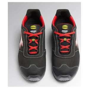 Diadora รองเท้าเซฟตี้ตัดต่ำ701.181226-C1462/41, รองเท้าเซฟตี้ตัดต่ำเครื่องยนต์ฉลาม S3S ต่ำ Fo SR ESD สีดำ/ แดง - Product Image 2
