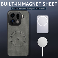 Étui magnétique pour Oppo Reno 15 14 Pro 14F 13F 15C 5G Realme Note 80 16 Pro + Coque de protection intégrale mate antichoc pour appareil photo Fundas