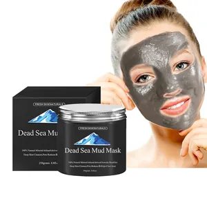 Masker Tanah Liat Wajah Perawatan Kulit Pesanan Khusus Label Pribadi Masker Kupas Herbal Pembersih Masker Lumpur Laut Mati Alami