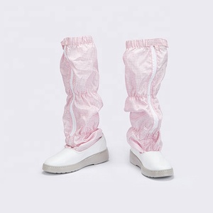 Bottes longues antistatiques ESD de sécurité, chaussures de haute qualité pour utilisation d'usine électronique, fabrication OEM fabriquée au Vietnam, - Product Image 1