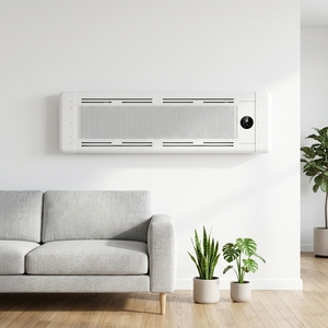 Radiateur mural électrique portable en aluminium à cristaux de carbone pour salle de bain avec télécommande et <span class=keywords><strong>chauffage</strong></span> contrôlé par application - Product Image 3