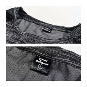 เสื้อยืดคอตตอนผสมใยตาข่าย ไอออนเงิน 140 กรัม ป้องกันแบคทีเรีย ยืดหยุ่นสูง ทนทานต่อการสึกหรอ นุ่ม แห้งเร็ว สำหรับเล่นกีฬา - Product Image 6