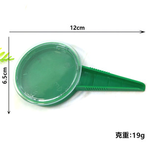 Semoir de jardinage manuel en plastique réglable pour différentes tailles de graines Vert foncé Vert clair Vert fruité 19g Outil de jardinage DIY - Product Image 4