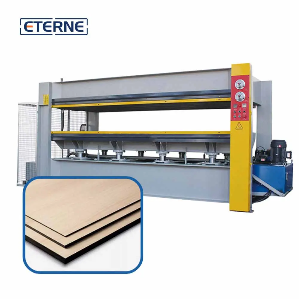 Hydraulic HDF MDF Molded Molding Hot Press Wood Plate Logs Sawdust Panel Compressed Machine For Door Making