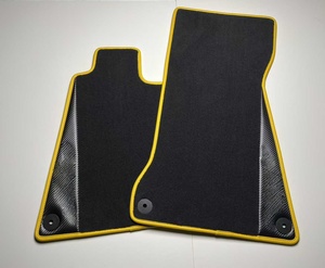 Tapis de sol intérieur en cuir brodé de luxe, épaisseur 10 mm, personnalisé pour Aston <span class=keywords><strong>Martin</strong></span> & Range Rover, accepte les logos personnalisés - Product Image 1