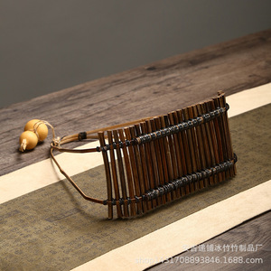 Green Cool Bamboo Raft <b>Basket</b> Irregular Shape Multi Functional Decorative <b>Tray</b> For Desktop Ornament And Gift - Product Image 4