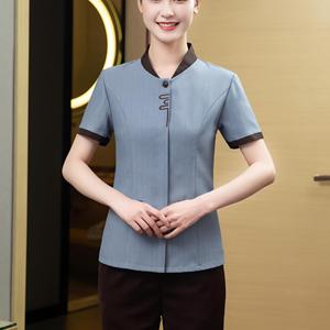 Campioni di Polo Uniformi per la Pulizia Domestica, Camicie da Lavoro per Cameriere di Fast Food, Camicie da Lavoro per la Pulizia Alberghiera da Donna - Product Image 4