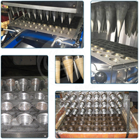 ORME Pizza industrielle en spirale Machine automatique personnalisée pour façonner les cornets de crème glacée gaufres comestibles Machine de fabrication de gaufrettes Inde