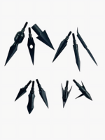 Pointes et embouts de flèches en acier inoxydable Jin Yi pour le tir à l'arc, utilisés comme accessoires de chasse pour arcs composites.