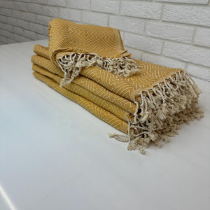 Toalla de algodón ecológica de lujo para piscina, Golf, playa, Spa, gimnasio, Color sólido, sin arena, de secado rápido, logotipo impreso personalizado, Tropical turco - Product Image 2