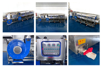 Machine de lavage de palettes, système intégré de lavage et de séchage, nettoyeur de plateaux industriel avec sécheuse