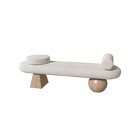 Tabouret à chaussures en bois de Style nordique créatif ménage Long banc pour manger canapé assis chambre lit fin salon appartement hôtel