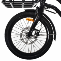 Sepeda Listrik Bafang 500w Mid Motor, Sepeda Kargo Jarak Jauh dengan Inter 8 Speed Derailleur, Cargo Ebike