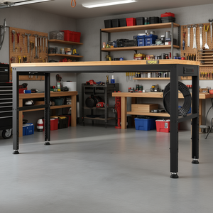 Banc de travail réglable en hauteur Vevor 48 x 20 x 38,1 pouces, capacité de 2000 lb, table d'atelier pour garage - Product Image 2