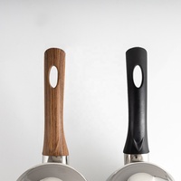 Türkische Kaffeekanne aus Edelstahl mit Deckel Heißgetränk Milch wärmer Arabisches Metall Cezve Ibrik Maker Set für Induktion sherd
