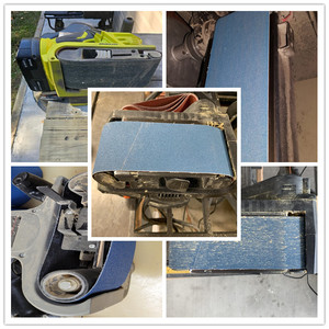 Cinta de <span class=keywords><strong>lija</strong></span> de poliéster de alta resistencia <span class=keywords><strong>con</strong></span> soporte en Y para <span class=keywords><strong>afilar</strong></span> cuchillas, pulir metales y desoxidar - Product Image 6