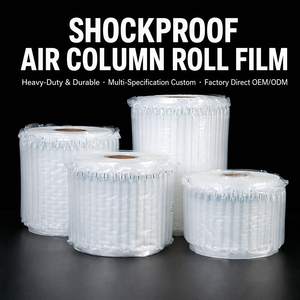 Film gonflable à colonnes d'air de largeur personnalisée, amortissant et protecteur pour emballage express de marchandises fragiles, directement de l'usine - Product Image 1