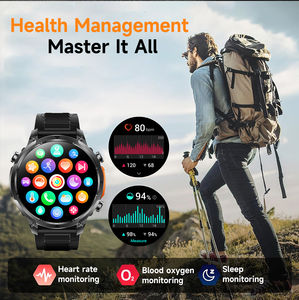 MK100 2026 นาฬิกาสมาร์ทวอทช์รุ่นใหม่พร้อม GPS ไฟส่องสว่าง และเข็มทิศ สำหรับการผจญภัยกลางแจ้ง & โหมดกีฬามากกว่า 100 โหมด รองรับการโทรผ่านบลูทูธ - Product Image 3