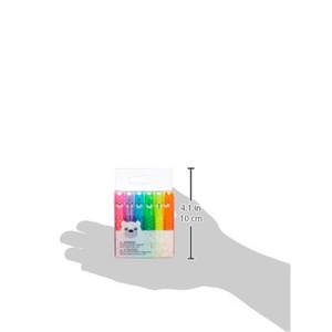 NOVISON Mini Marqueurs Surligneurs 6 Couleurs Pastel Kawaii Personnalisés pour Enfants, École et Bureau, Pointe Oblique - Product Image 2