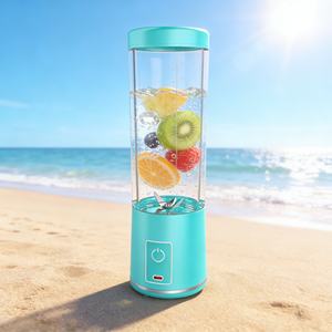 Licuadora Portátil Recargable USB-C de 2000mAh, Trituradora de Hielo de Alta Resistencia, 6 Cuchillas, Libre de BPA, SUS304, ABS, Silenciosa, para Hacer Smoothies en el Auto - Product Image 2