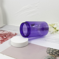 Pot en plastique PET à large ouverture de 100 ml à 1 L avec bouchon à vis pour contenir du gel