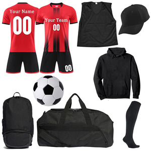 Uniforme de Fútbol Personalizable para Clubes y Equipos, Resistente, Transpirable, con Tecnología de Absorción de Humedad, 100% Transpirable, Camiseta y Pantalones Cortos - Product Image 1