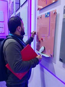 <span class=keywords><strong>Pizarra</strong></span> para oficina y hogar, <span class=keywords><strong>pizarra</strong></span> magnética de vidrio templado, <span class=keywords><strong>pizarra</strong></span> de escritura montada en la <span class=keywords><strong>pared</strong></span> - Product Image 6