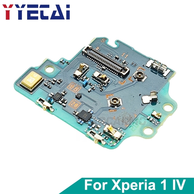 YYT For Sony Xperia 1 IV XQ-CT72 X1IV SIM Card Reader Bottom Microphone Antenna Connector Board Repair Part