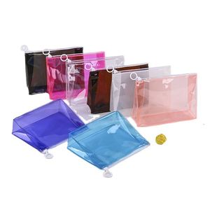 Bolsa de PVC con Cierre Hermético Holográfico para Cosméticos y Maquillaje, con su Logotipo, Popular y en Oferta - Product Image 1