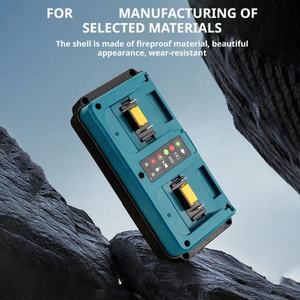 Pengisi Daya Cepat Mini Portabel 2-Port untuk Pengisi Daya Baterai Mak Itas 18V Kompatibel dengan BL1830 BL1850 BL1860 untuk Pengisian Daya yang Efisien - Product Image 4