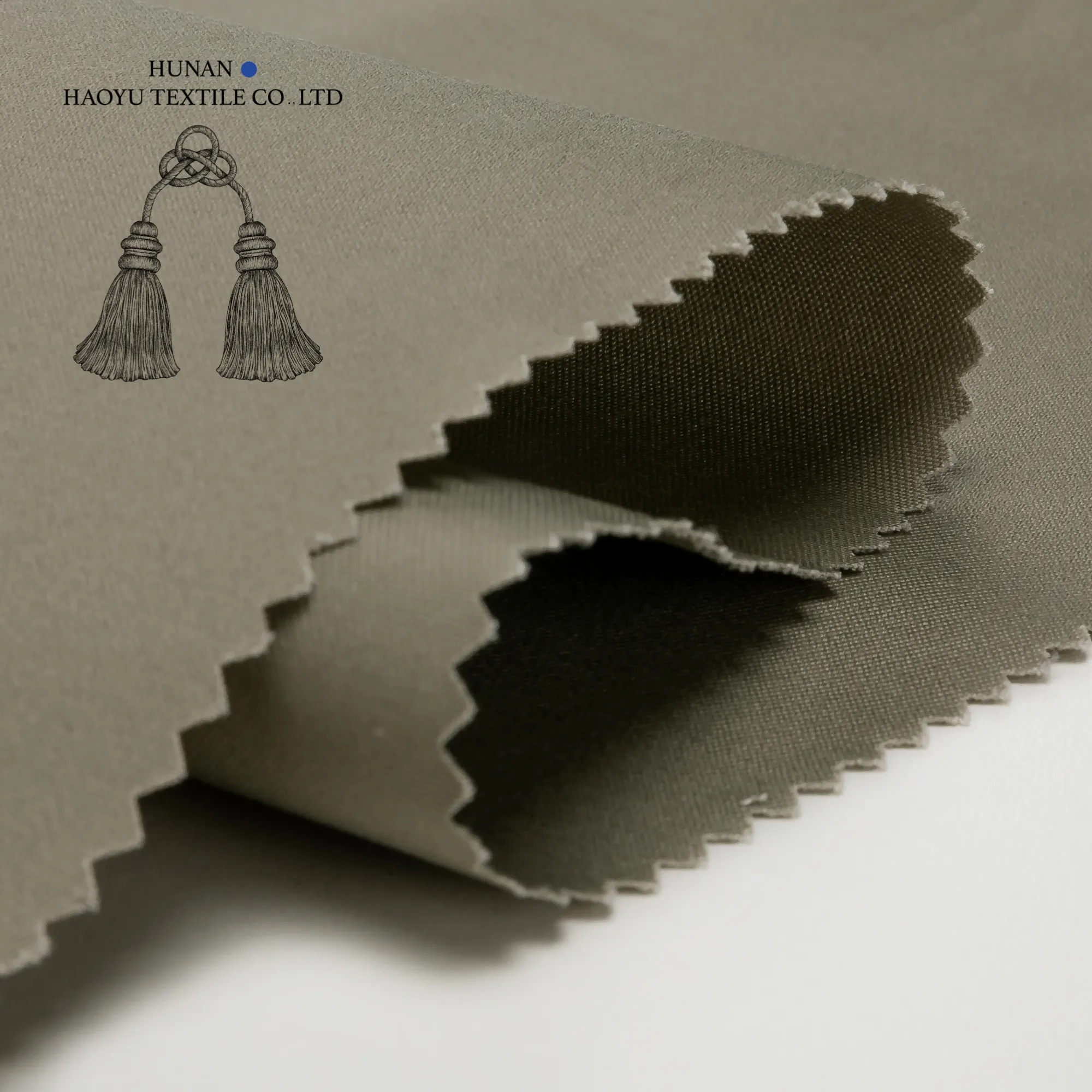 Haoyu usine textile CVC coton polyester sergé tissu pour tablier, canapé, chaussures, sac