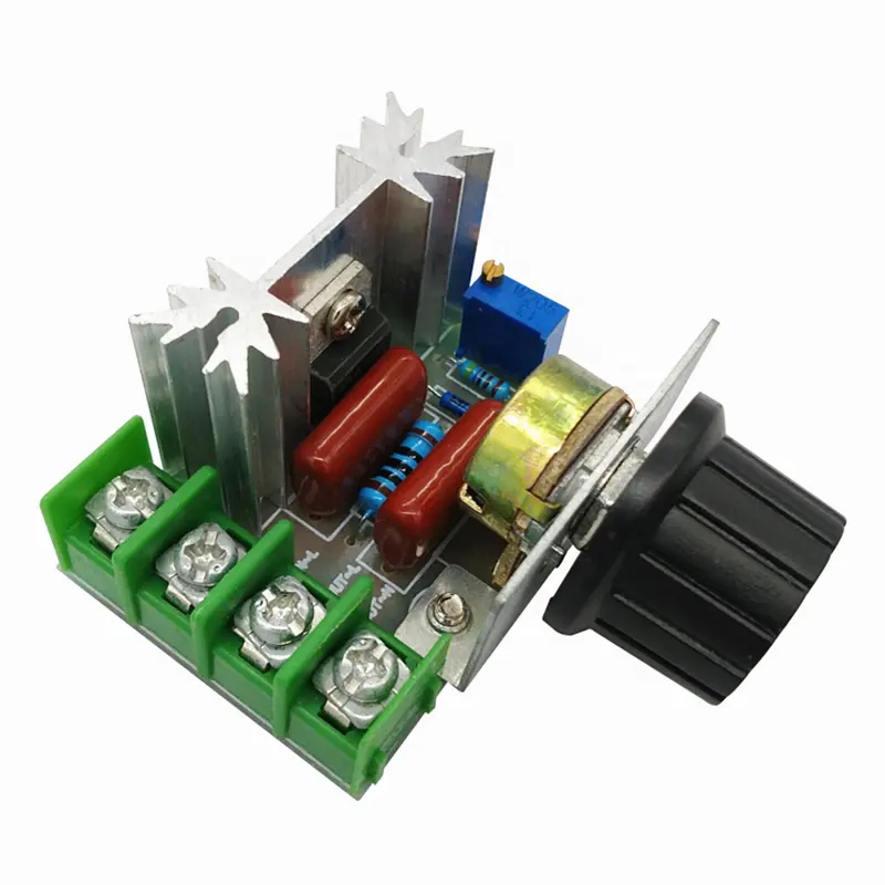 AC 220V 2000W Controle de Temperatura Controle de Velocidade De Escurecimento Dimmer de Alta Potência Do Tiristor Regulador de Tensão Eletrônico